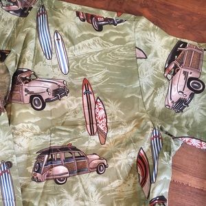 PACIFIC LEGEND HAWAIIAN CAR AND SURFBOARD SHIRT